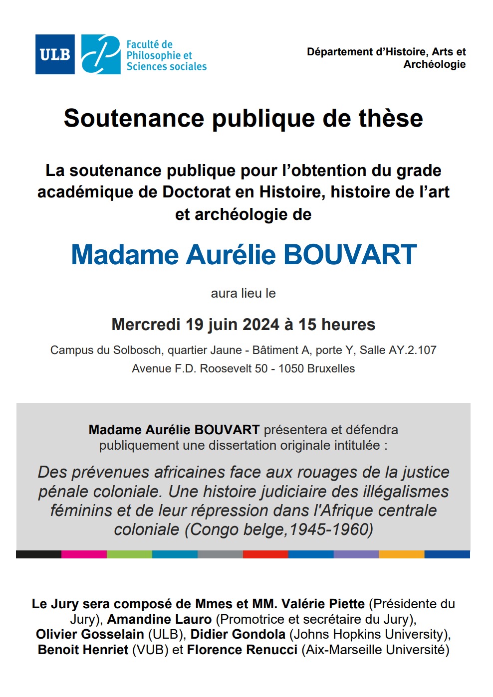 Soutenance de thèse