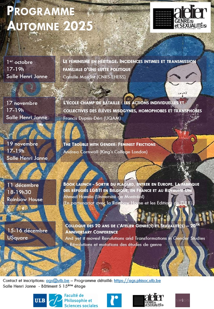 Séminaire de l'AGS Automne